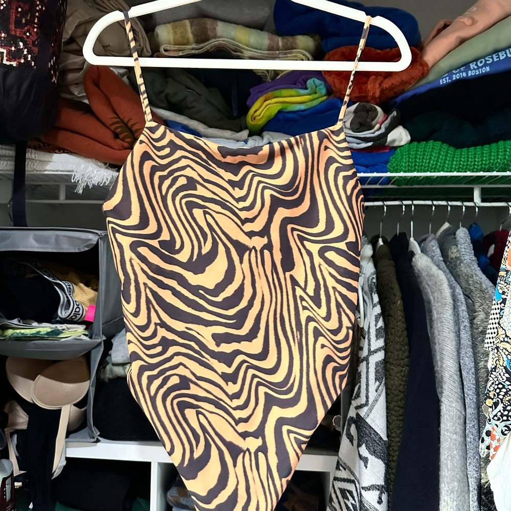 *NEW, no tags* Skatie Brown and Black Animal Print One Piece